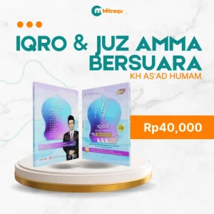 Buku IQRO’ & Juz ‘Amma Bersuara (A5) – Lengkap Jilid 1–6 + Audio & Video QR