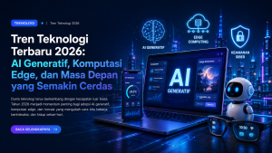 Tren Teknologi Terbaru 2026: AI Generatif, Edge Computing, dan Masa Depan Digital yang Semakin Cerdas